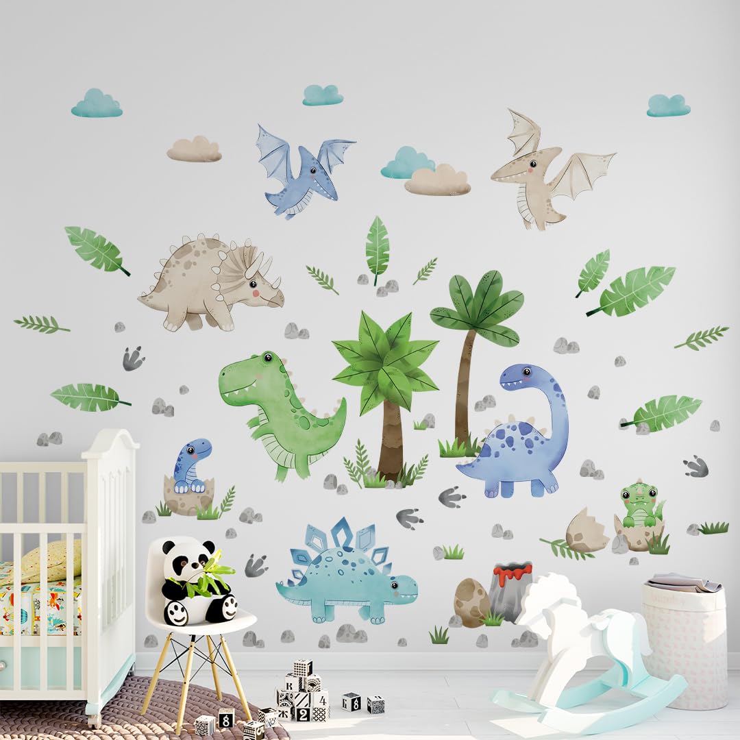 Large Airplane Wall Decals for Kids by Lipastick - 47 pcs Premium Kids Wall Stickers Aircrafts - Creative Nursery Wall Decal - Plane Vinyl Wall Decals for Baby Nursery Children Room Bedroom S Size