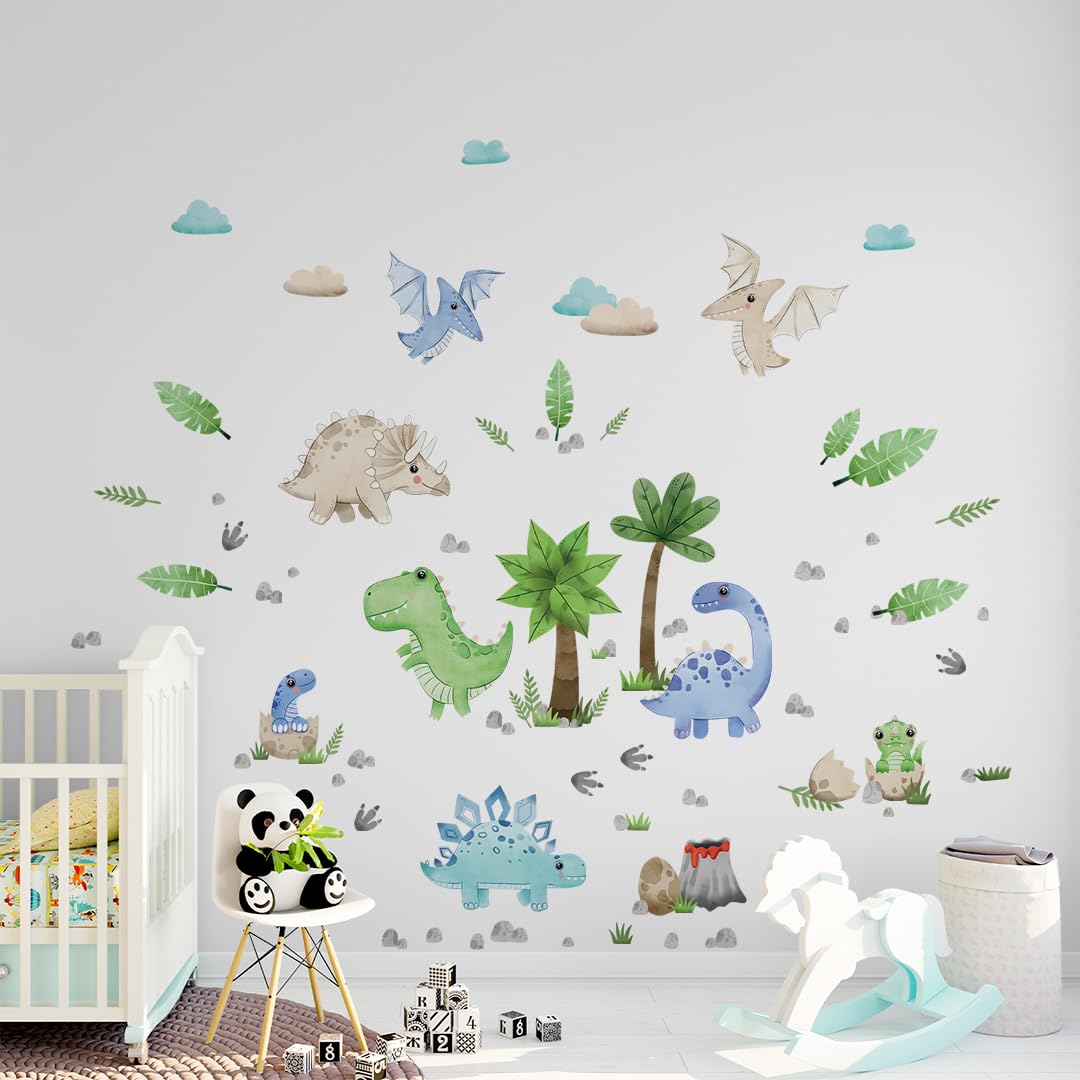 Large Airplane Wall Decals for Kids by Lipastick - 47 pcs Premium Kids Wall Stickers Aircrafts - Creative Nursery Wall Decal - Plane Vinyl Wall Decals for Baby Nursery Children Room Bedroom S Size