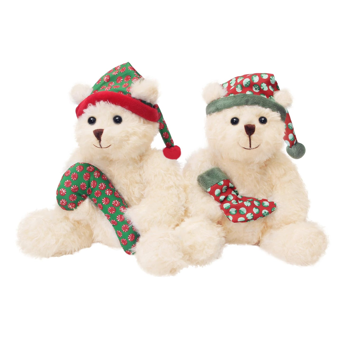 Teddy Bear Stuffed Animals, 11.7" Stuffed Bear in Diffreent Shape, Small Teddy Bear Soft Plush Toy for Girlfriend Kids Toddlers on Birthday/Christmas/Valentine's Day (2 Packs)