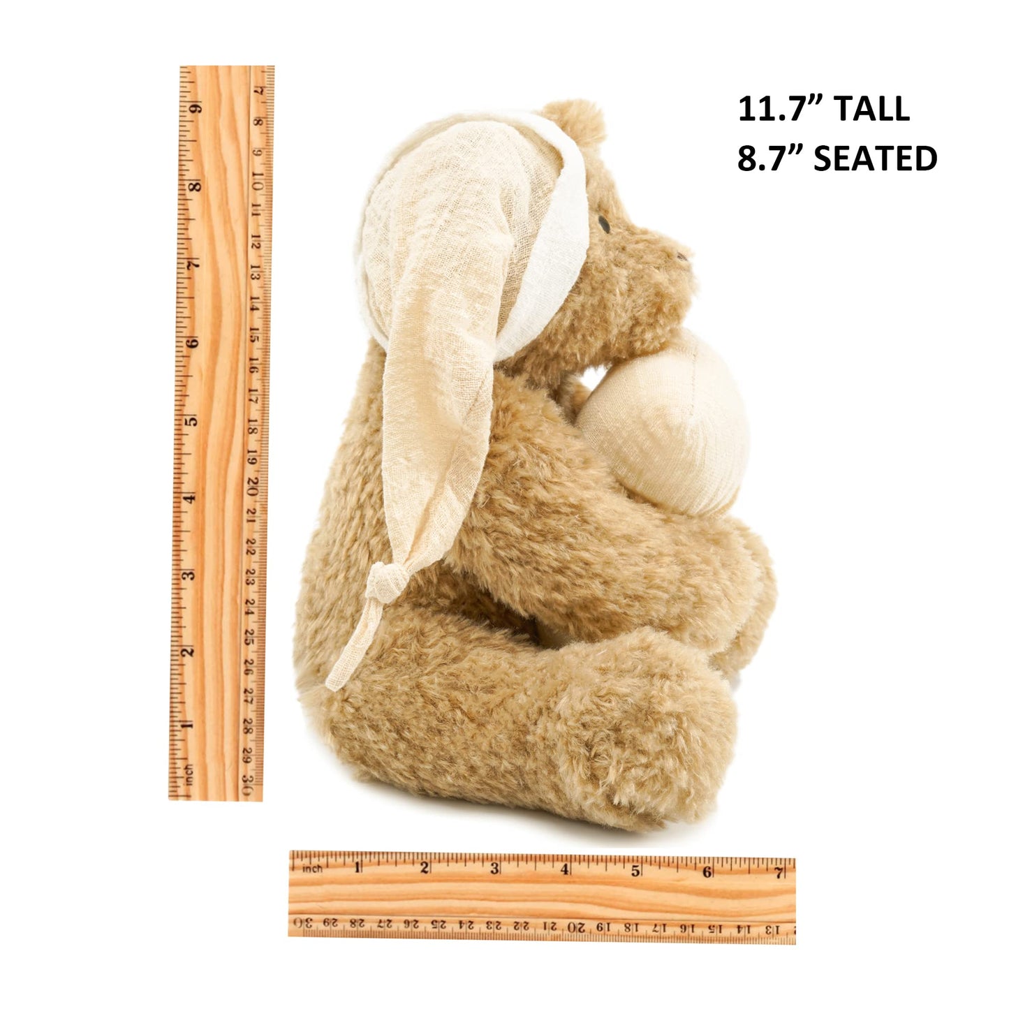 Teddy Bear Stuffed Animals, 11.7" Stuffed Bear in Diffreent Shape, Small Teddy Bear Soft Plush Toy for Girlfriend Kids Toddlers on Birthday/Christmas/Valentine's Day (2 Packs)