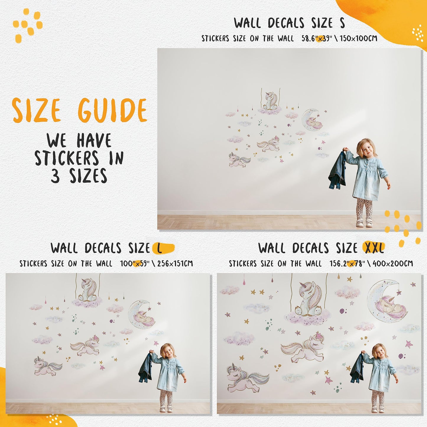 Large Airplane Wall Decals for Kids by Lipastick - 47 pcs Premium Kids Wall Stickers Aircrafts - Creative Nursery Wall Decal - Plane Vinyl Wall Decals for Baby Nursery Children Room Bedroom S Size